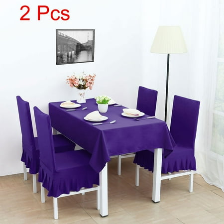 Spandex Washable Dining Chair Cover Protector Seat Slipcover Dark Spandex Washable Dining Chair Cover Protector Seat Slipcover Dark Purple