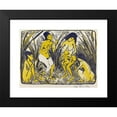 thumbnail image 2 of Otto Mueller 14x12 Black Modern Framed Museum Art Print Titled - Finding of Moses (Finding of the Moses) (C. 1920), 2 of 5