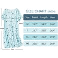 thumbnail image 4 of FOREEMME Womens Nightgowns Cotton Sleep Shirts Cartoon Printed Sleepwear Short Sleeves Night Gown Dress Casual Pajamas M Coffee, 4 of 4