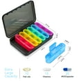 thumbnail image 4 of SHENMO 3 Times a Day Pill Organizer - Weekly 3 Times a Day Pill Organizer - Large Pill Box 7 Day Pill Organizer, Pill Box, Daily 3 Times a Day Pill Organizer, to Hold Vitamins, 4 of 5