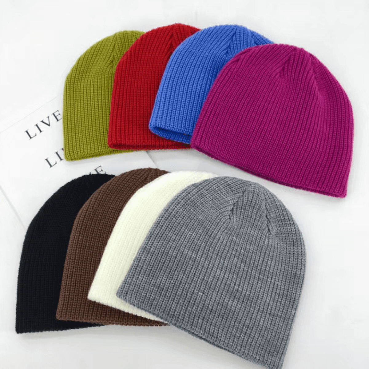 Connectyle Classic Warm Winter Hats Acrylic Knit Cuff Beanie