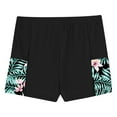 thumbnail image 4 of iixpin Girls Solid Ruffles Side Swim Shorts Loose Fit Trunks Boardshorts Running Jogging Sports Underpants Summer Hot Bottoms Green 16, 4 of 5