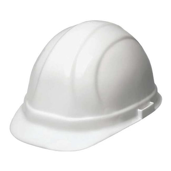 Hard Hat, Omega II, Polyethylene, 6 Point Pinlock, Type 1, Class E, White