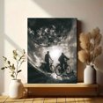 thumbnail image 6 of Abstract Mosaic Trees Canvas Print, Wall Art for Living Room Bedroom Office Hotel Lobby Coffee Shop, 6 of 8