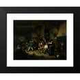 thumbnail image 2 of Adriaen van Ostade 18x14 Black Modern Framed Museum Art Print Titled - Peasants Dancing in a Tavern (1659), 2 of 5