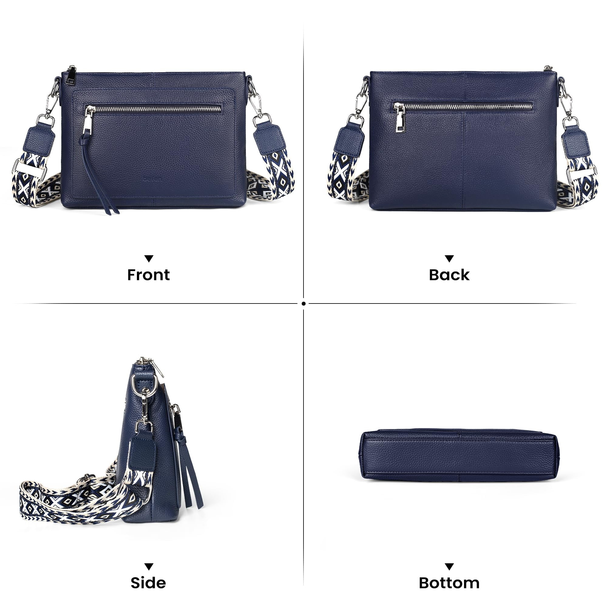 Bolsos De Piel Auténtica Para Mujer, Marca Famosa, De Alta Calidad