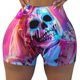 thumbnail image 2 of Fotbe Neon Skull With Milkshake Shorts Sin Costuras – Shorts Deportivos de Cintura Alta para Mujer, Elásticos para Gimnasio, Yoga, Running o Ciclismo-Large, 2 of 8