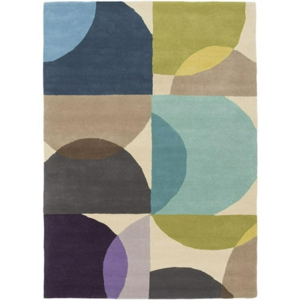 5 X 8 Color Chart Sandy Brown Sky Blue And Lime Green Area Throw Rug Walmart Com Walmart Com