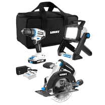 HART 20V 2-Tool Combo Kit and Hybrid Light