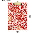 thumbnail image 3 of FMSHPON Christmas Xmas Candy Lollipop Clipboard Hardboard Wood Nursing Clip Board and Pull for Standard A4 Letter 13x9 inches, 3 of 5
