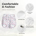 thumbnail image 6 of Lsque Rabbit Eating Printed Women's Running Shorts with Liner Pockets,Elastic Quick Dry Workout Athletic Gym Yoga Shorts,Womens High Waist Shorts-Small, 6 of 9