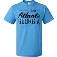thumbnail image 3 of Inktastic From Atlanta Georgia in Black Distressed Text T-Shirt, 3 of 5