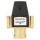 thumbnail image 1 of Válvula termostática de mezcla de latón de 3 vías DN20 con rosca hembra para calentador de agua solar, 1 of 13