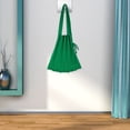 thumbnail image 3 of Monedero de hombro tejido elegante Yinane plisado - Verde, 3 of 7