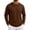 Coffee -AE06, variant on Nestiefly Men's Long Sleeve T-Shirts Lightweight Soft Crew Neck Gym Tees for Running Lounging Basic Tee Shirts Saffron L