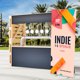 thumbnail image 3 of 1 juego de soporte para carteles: soporte enrollable de 80 x 200 cm para ferias, eventos comerciales y publicidad. Soporte de suelo para carteles., 3 of 8
