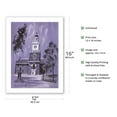 thumbnail image 2 of Independence Hall Philadelphia - Vintage Airline Travel Poster by David Klein c.1950s - Bamboo Fine Art 290gsm Paper (Unframed) 12x16in, 2 of 4