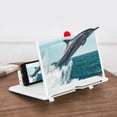 thumbnail image 3 of Latrodar Phone Screen Magnifier Stereoscopic Amplifying 14 Inch Desktop Folding Stand Bracket Affordable&High-Quality White 14.4x9.6 Inch Home Decor, 3 of 5