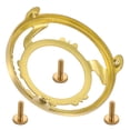 thumbnail image 1 of Mobutofu 1Set Golden Copper Fixing Ring for Light Fixture Holder Easy Installation Homeowners DIY Compatibility, 1 of 5
