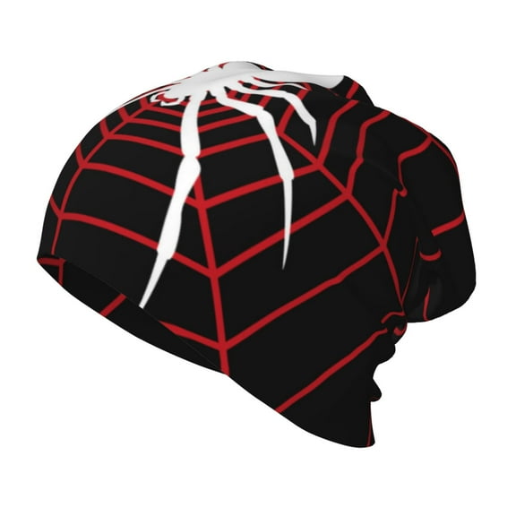 Honeii Spider On The Web Print Kids Knit Beanie Watch Hat ,Knit Cap for Boys and Girls