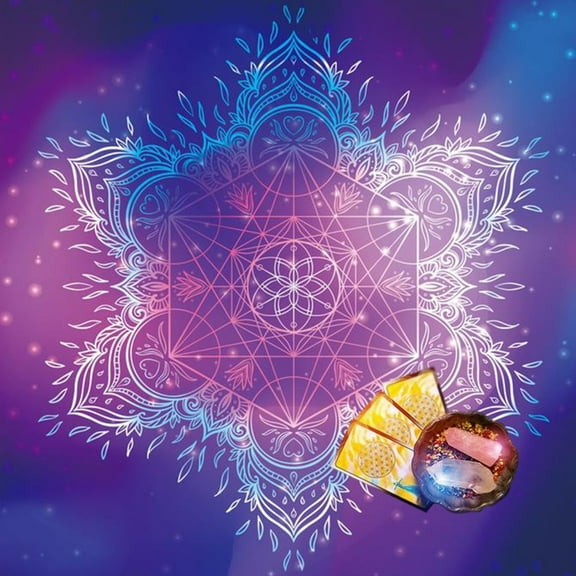 Necvior Metatron Tarot Card Tablecloth Altars Cloth Astrologys Divinations Tapestry