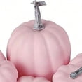 thumbnail image 3 of WESAPPINC Artificial Pumpkins,12PCS Pink Fake Pumpkins Assorted Pumpkins Large Faux Harvest Pumpkins for Autumn Thanksgiving Halloween Seasonal Holiday Decor Decoration (12PCS Small Pink Pumpkins), 3 of 4