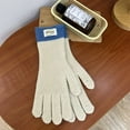 thumbnail image 3 of Guantes de punto de cinco dedos de otoño e invierno de lana para exteriores, resistentes al frío, cálidos, con contraste de color, guantes para pantalla táctil, 3 of 6