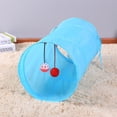 thumbnail image 3 of Kuymtek Cat Tunnel Funny Cat Kitten Game Play Juguete Plegable Con Dos Bolas (azul Cielo), 3 of 8