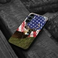 thumbnail image 4 of WIRESTER Shockproof Soft Rubber Cover Case for Samsung Galaxy S24 FE 6.7", Vintage American USA Flag Deer, 4 of 5