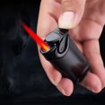 thumbnail image 3 of Encendedor de Metal Turbo Jet a prueba de viento para hombres, encendedor de cigarrillos recargable de Gas butano, llama roja, regalo, nuevo, 3 of 4