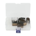 thumbnail image 1 of 18pcs Alloy Steel Universal Leather Craft Embossing Punch Set Kit DIY Leather Punching Tools, 1 of 14