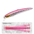 thumbnail image 3 of 2PC Fishing Bait Flexible Floating Blacksmith Saruna Fish 125mm 17.5g For Sea Bass Chop Hard Lures Wobblers, 3 of 5