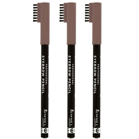 (3 Pack) Rimmel Professional Eyebrow Hazel 002, 0.05 (Best Colored Contacts For Hazel Eyes)
