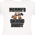 thumbnail image 4 of Inktastic Mommys Skiing Buddy for Kids Boys or Girls Long Sleeve Baby Bodysuit, 4 of 5