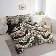 thumbnail image 3 of Manfei Halloween Bat Bedding Comforter Set 7-Piece, Vintage Floral Flower King Bedding Sets, Hippie Animal Bed Sheets, Ultra Soft Home Decor, 3 of 8