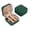 Green, variant on Square Mini Portable Travel Jewelry Boxes Small Organizer Gift Box Case, Mint