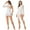 A White, variant on Womens One Shoulder Lyrical Dance Leotard Sheer Mesh Floral Lace Splice Figure Ice Skating Dress A White M