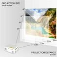 thumbnail image 3 of facefd Mini Projecteur LED Portable Projecteur de Poche Projecteur de Cinéma Maison Excellent Cadeau pour Enfants No.1, 3 of 6