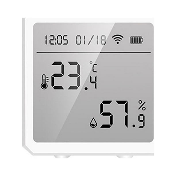 5V 1 Uds Wifi inteligente termómetro higrómetro Control de voz inalámbrico temperatura ambiente Humiditsensor