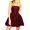 Red, variant on Vedolay Formal Dresses For Women Womens Formal Sleeveless Button Down Elastic Waist Swing Dresses,Black L
