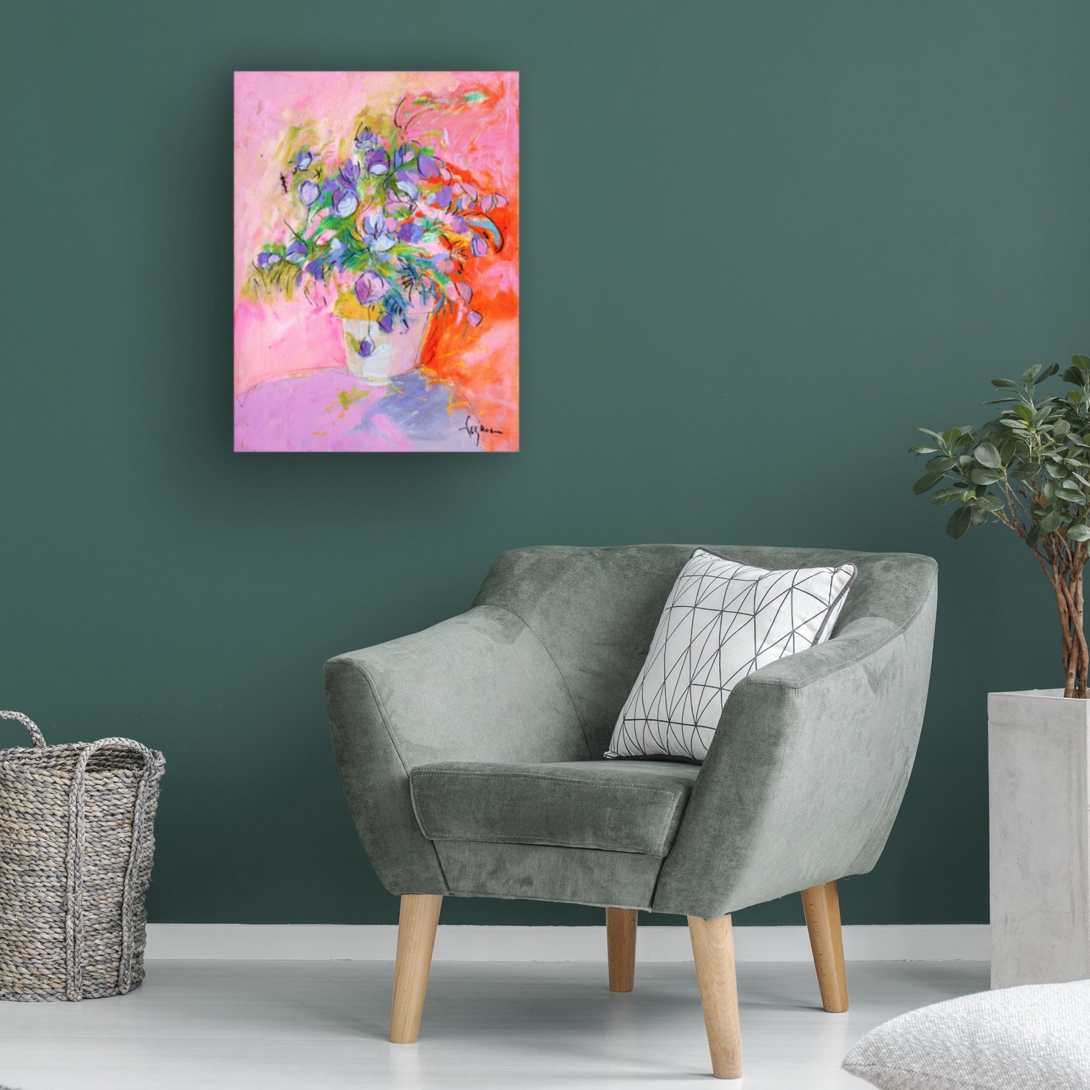 Canvas Wall Art - Dorothy Fagan ' Cuprunnethover' Wall Art for Living Room, Bedroom, or Office D?cor by Trademark Fine Art - 14 x 19 Inches