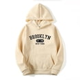 thumbnail image 3 of Sudadera con capucha con estampado de letras de Nueva York, para hombre y mujer, informal, para otoño e invierno, transpirable, a la moda, se vende muy bien, 3 of 5