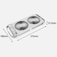 thumbnail image 4 of Ventilateur de Toit pour VR, Ventilateur de Ventilation et de Refroidissement Polyvalent et Portable à Double Rangée, 4 of 8