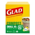 thumbnail image 2 of Glad Certified Compostable Bags - Small 10 Litres -, 2 of 5