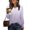 Purple, variant on YHAJDS Women's Casual Long Sleeve Tops Gradient Color Fashionable Undershirt Crew Neck T Shirt Casual Top