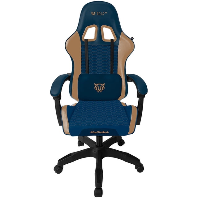 Silla Gamer BALAM RUSH POWER RUSH V2 Ergonomica Reclinable Azul - Camel BR-944496 Comodidad duradera y estilo único