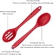 thumbnail image 2 of 4Pcs Silicone Spoons Non-Stick Mixing Spoons Set Kitchen Cooking Spoons Silicone Cooking Spoons Silicone Serving Spoons Heat-Resistant Cooking Spoons, 2 of 5