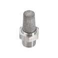 thumbnail image 4 of Exhaust Muffler PT 1/4 Male Thread Sintered Stainless Steel Pneumatic Air Muffler, 4 of 5