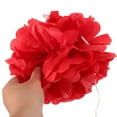 thumbnail image 3 of HEATSHAKING Red Tissue Pom Poms 4Pcs Party Essential Decoration for Bridal and Baby Shower, 3 of 8