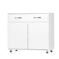 thumbnail image 5 of MAYEERTY Two Door Side Table White, 5 of 6